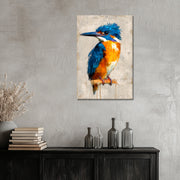 Eisvogel-Gemälde Kunst