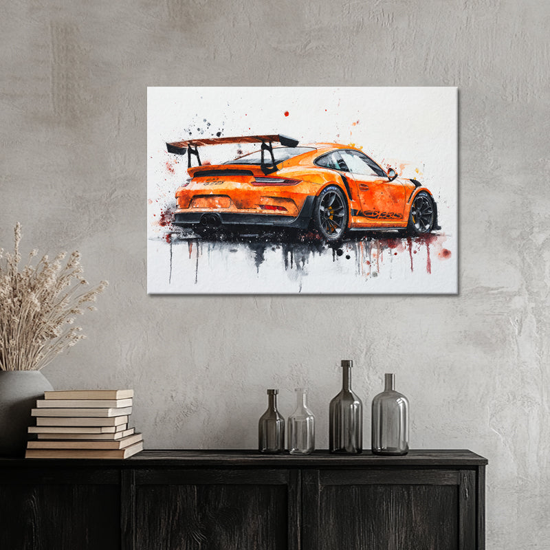 Porsche GT3 RS Car art