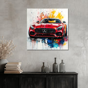 Rode Mercedes-AMG GT