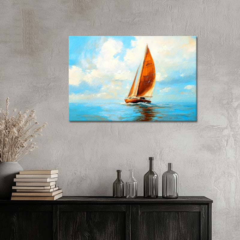 Zeilboot op Zee