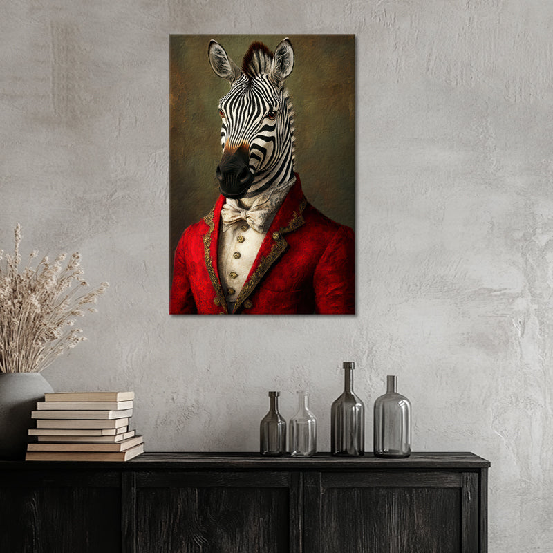 Anthropomorphes Zebra