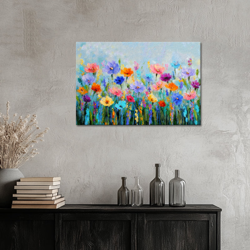 Wildebloementuin – Kleurrijk Schilderij