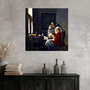 Unterbrechung der Musik - Johannes Vermeer