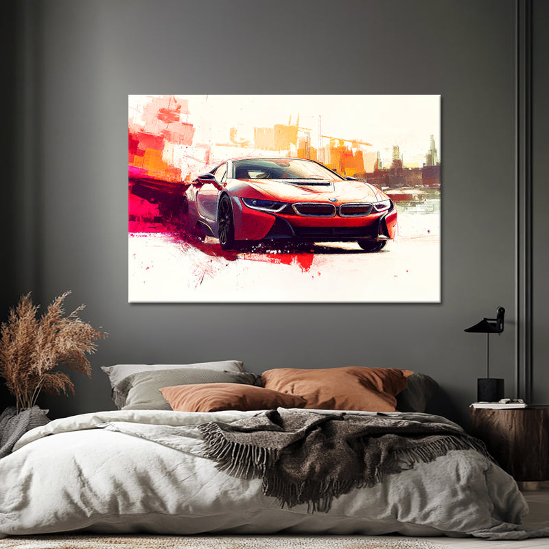 Abstracte BMW i8