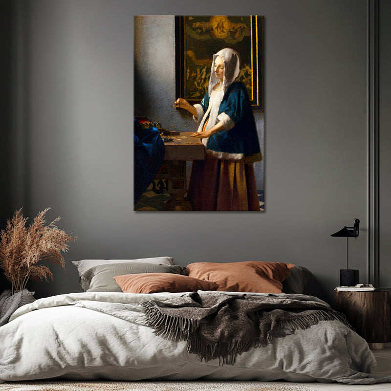 Vrouw met weegschaal - Johannes Vermeer
