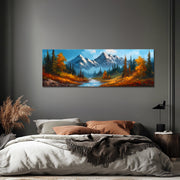 Berglandschaft-Gemälde
