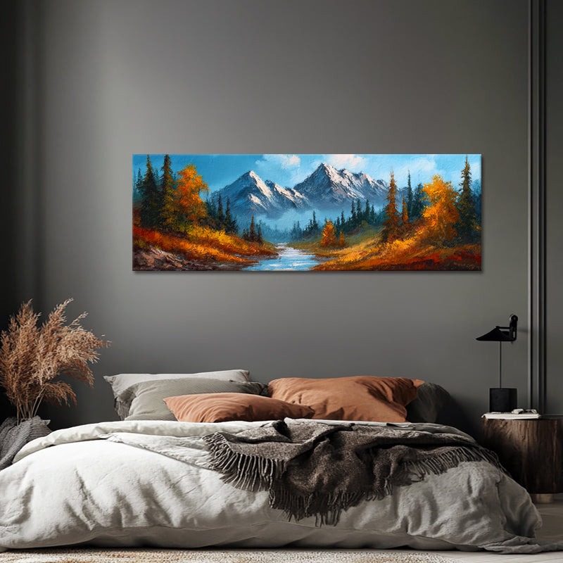 Berglandschaft-Gemälde