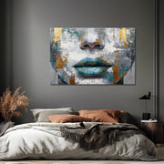 Lippen-Kunstwerk