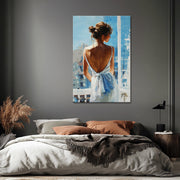 Elegante vrouw wit