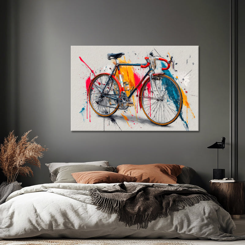 Oude Racefiets in Kleur