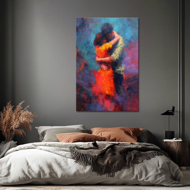 Man en Vrouw Abstract