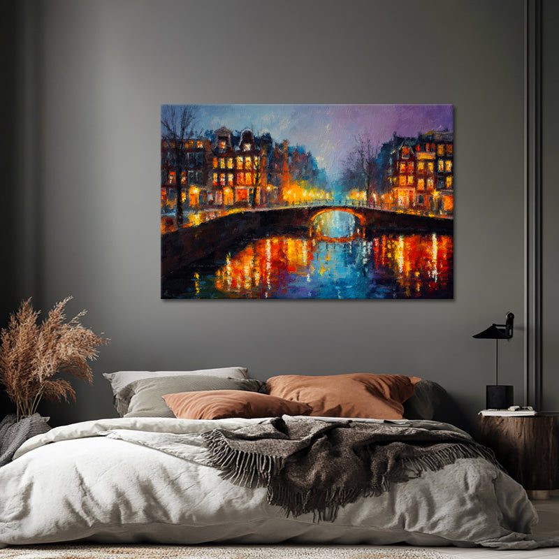 Amsterdamse Gracht bij Nacht