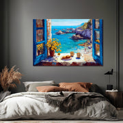 Rustgevend interieur aan zee