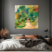 Two Figures On A Path - Pierre Auguste Renoir