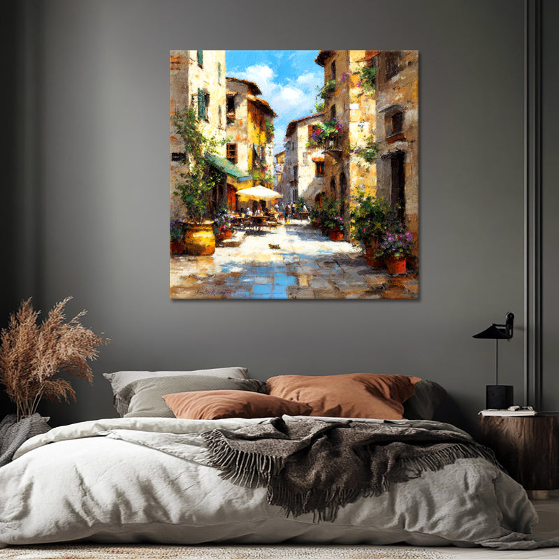 Warme italienische Gasse