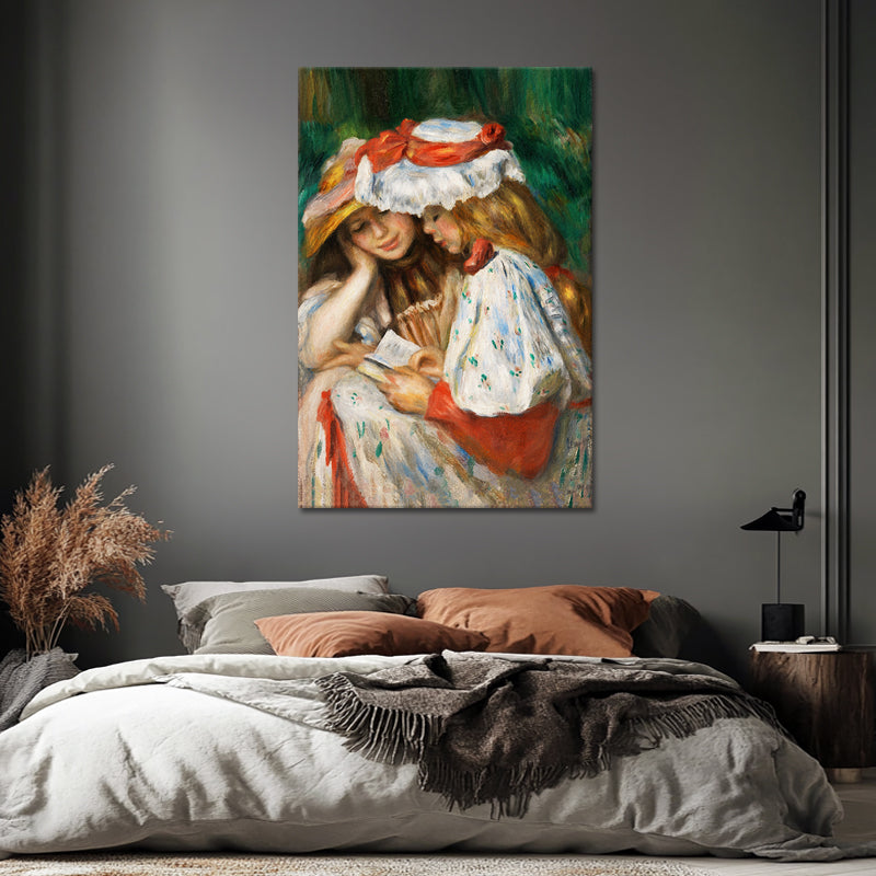 Zwei lesende Mädchen - August Renoir
