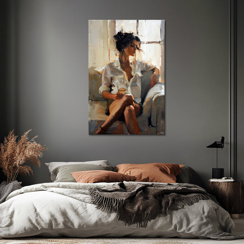 Vrouw op de Sofa