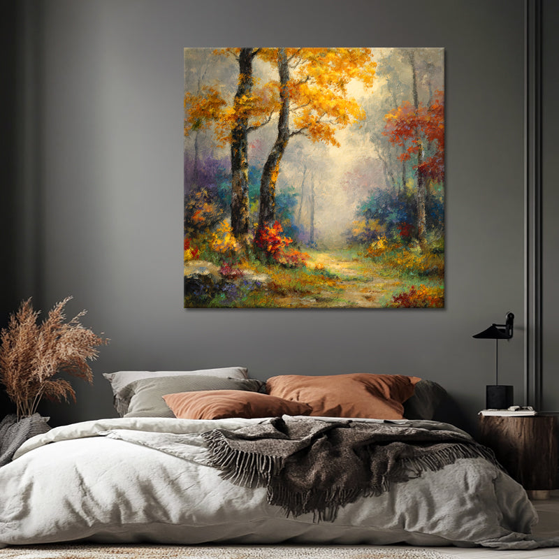 Herbstwald – Gemälde