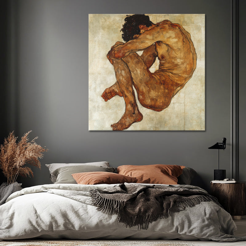 Einsamkeit II - Egon Schiele (Inspiration)