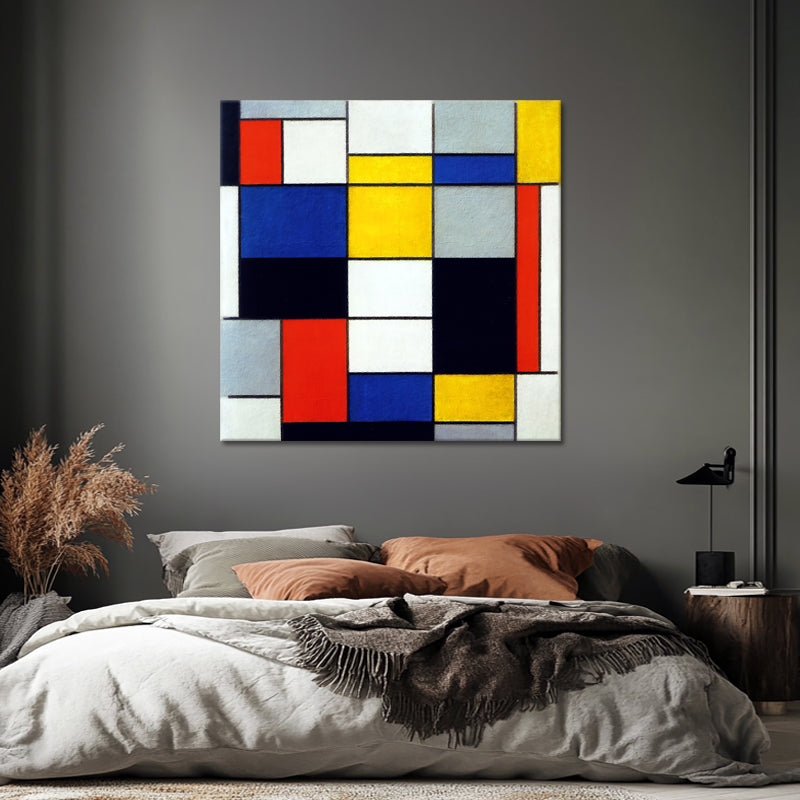 de 7 Kleurcontrasten II - Piet Mondriaan