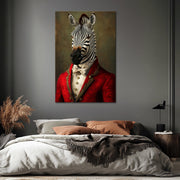 Anthropomorphes Zebra