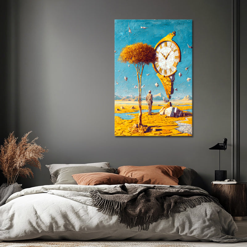 Surrealistische klok
