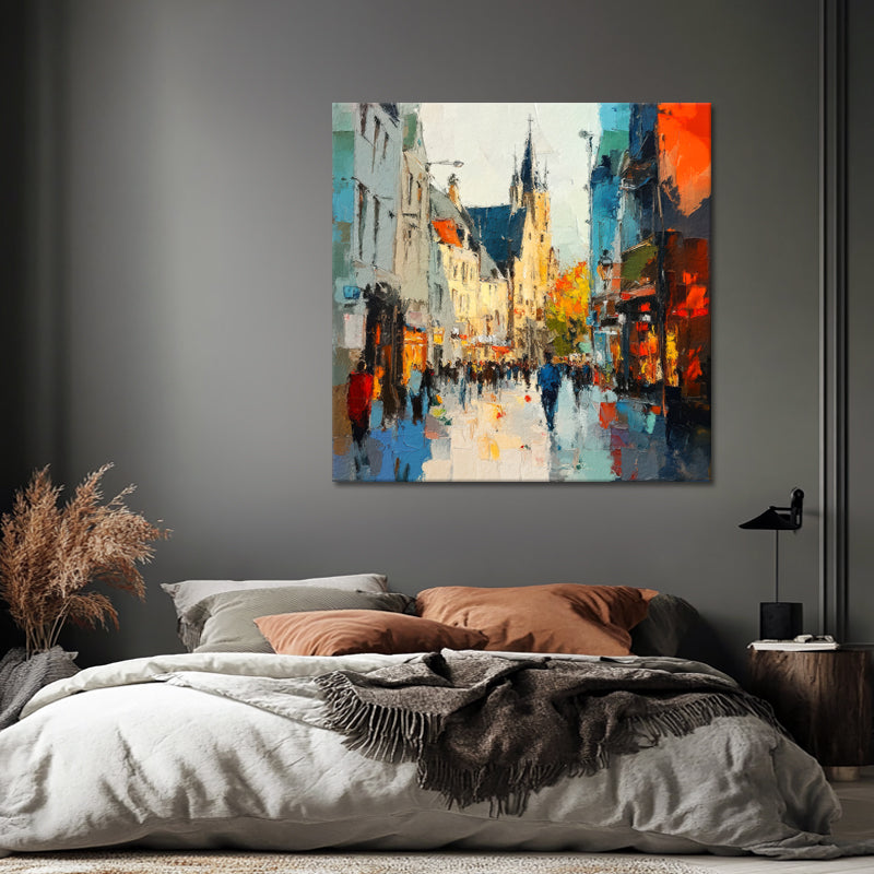 Kunstwerk Stadtansicht Maastricht