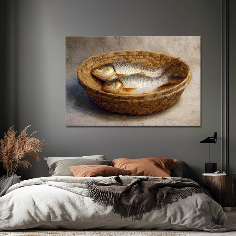 Zwei Fische im Korb