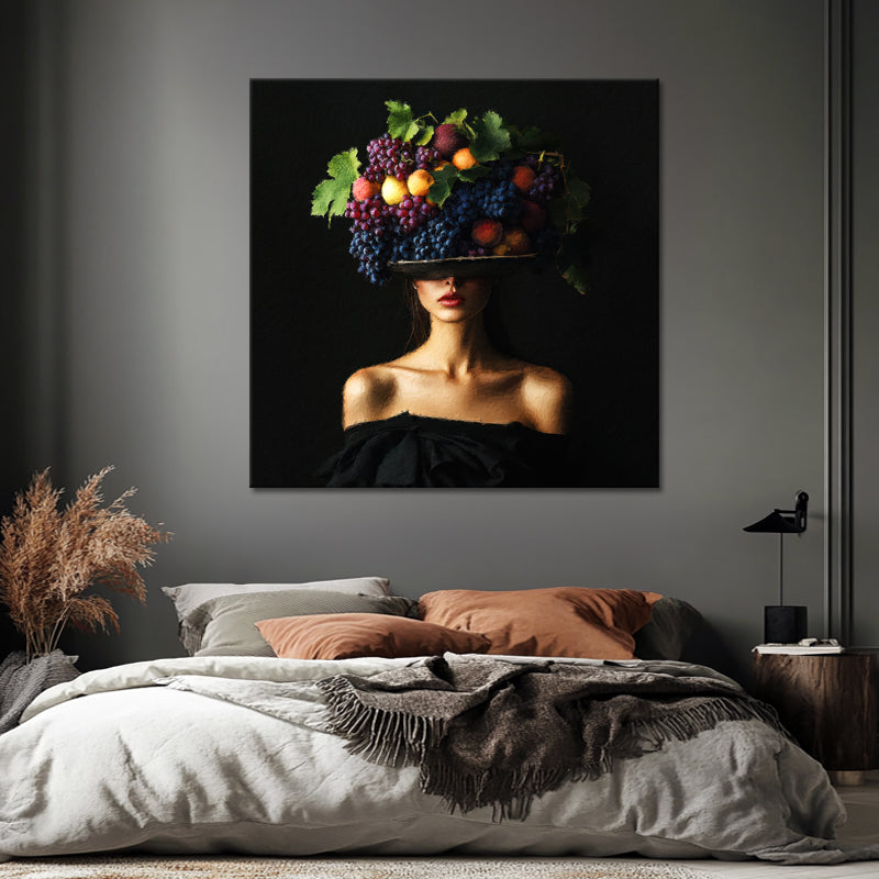 Frau mit Obst