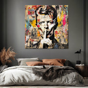 David Bowie-collage art