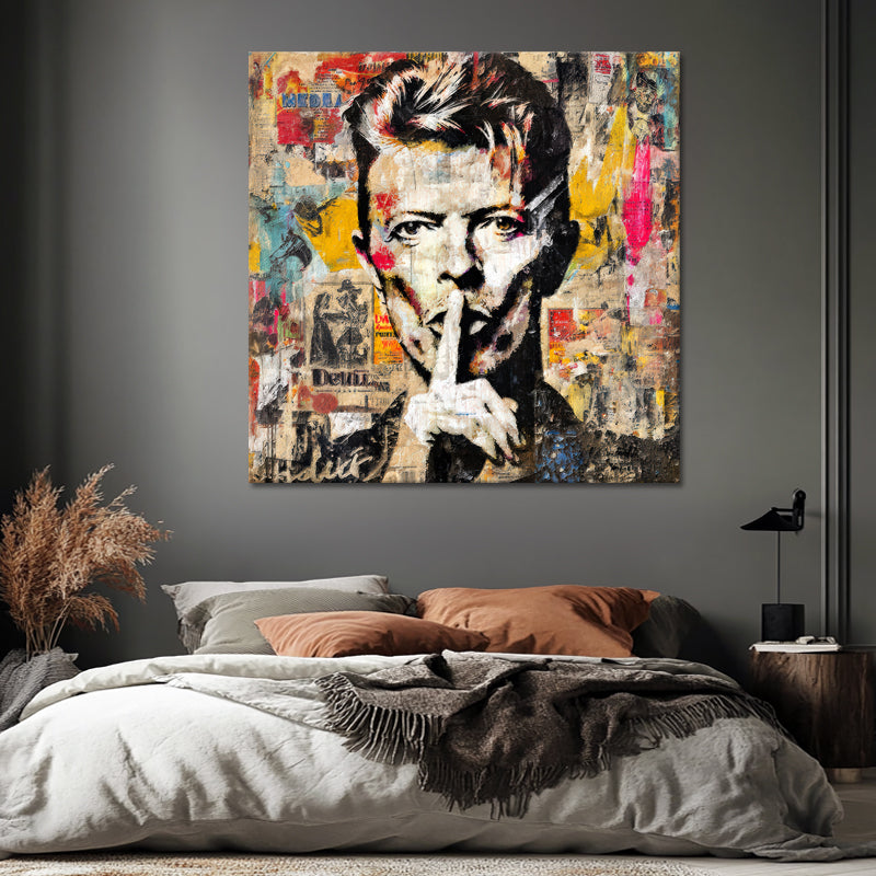 David Bowie-collage art