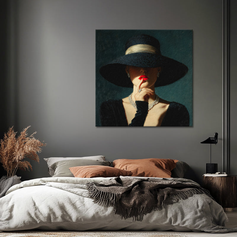 Vrouwenportret met Zwarte Hoed