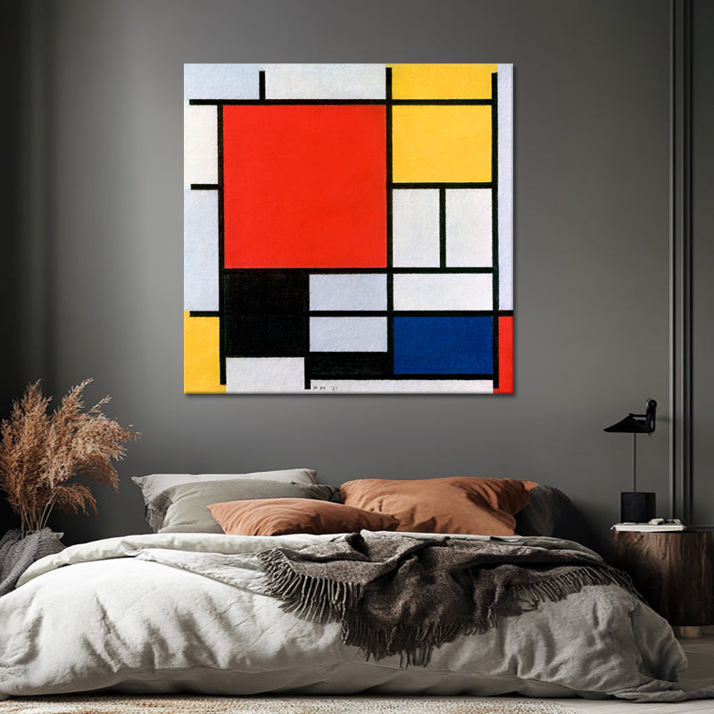 de 7 Kleurcontrasten - Piet Mondriaan