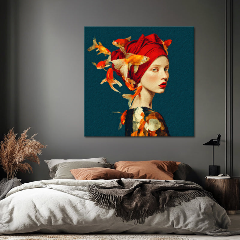 Frau - Fische