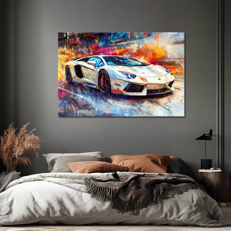 Lamborghini Aventador car dynamic