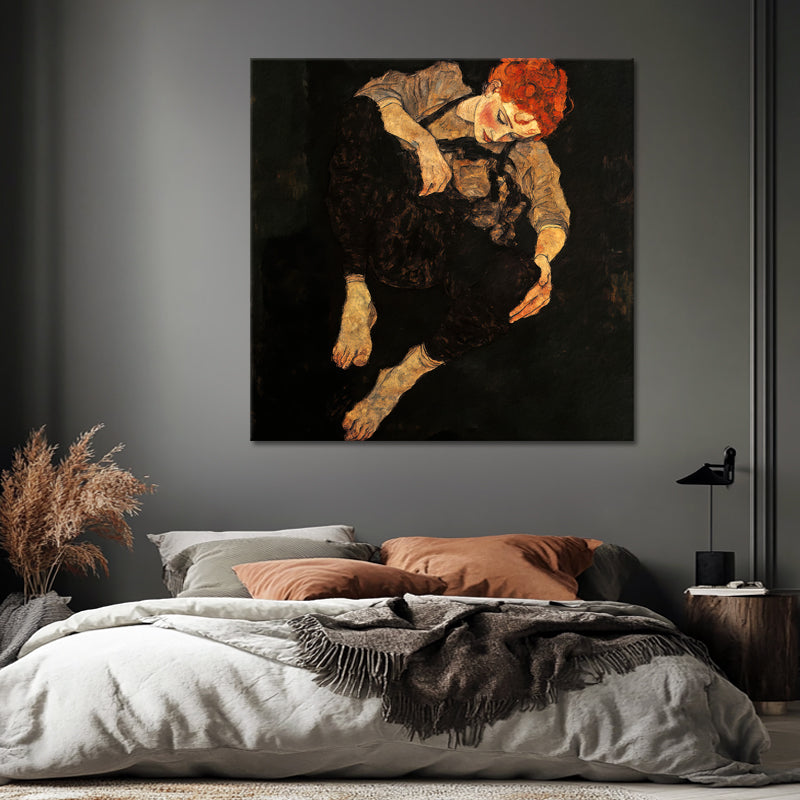 Eingeschlossener Körper - Egon Schiele (Inspiration)