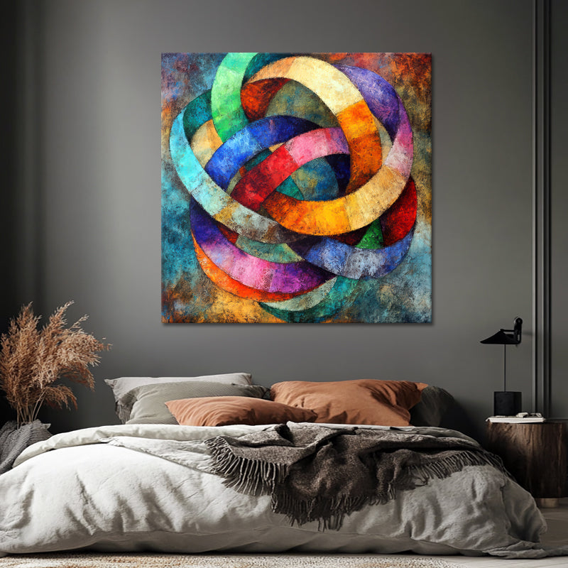 Abstracte kleurrijke vormen I