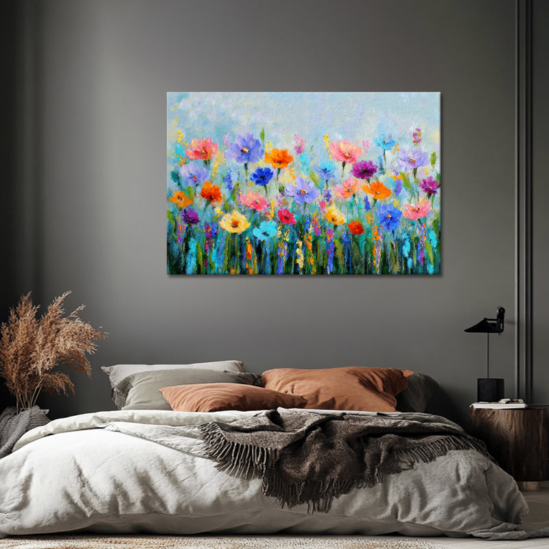 Wildebloementuin – Kleurrijk Schilderij