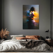 Liefde abstract schilderij