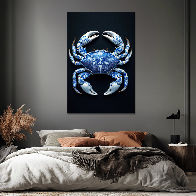 Krab in delfts stijl