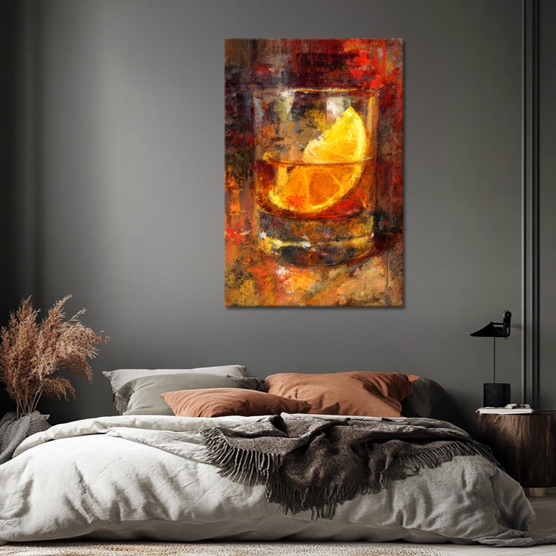 Whiskey Glas Abstract