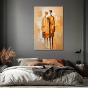 Samen silhouetten kunst