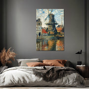 Die Windmühle in Amsterdam - Monet
