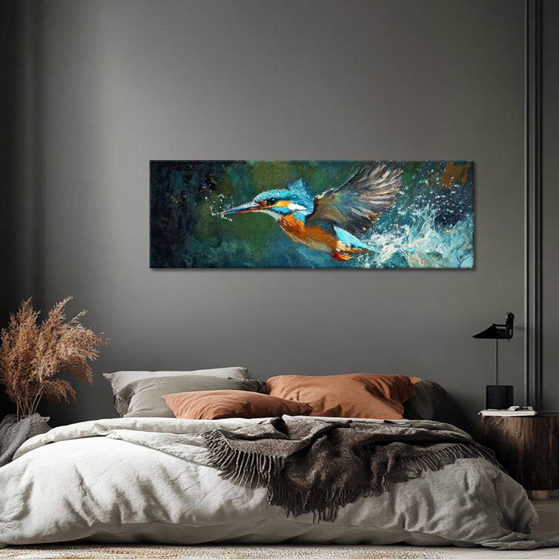 Eisvogel am Fluss