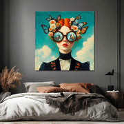 Vrouw met vlinders Art II
