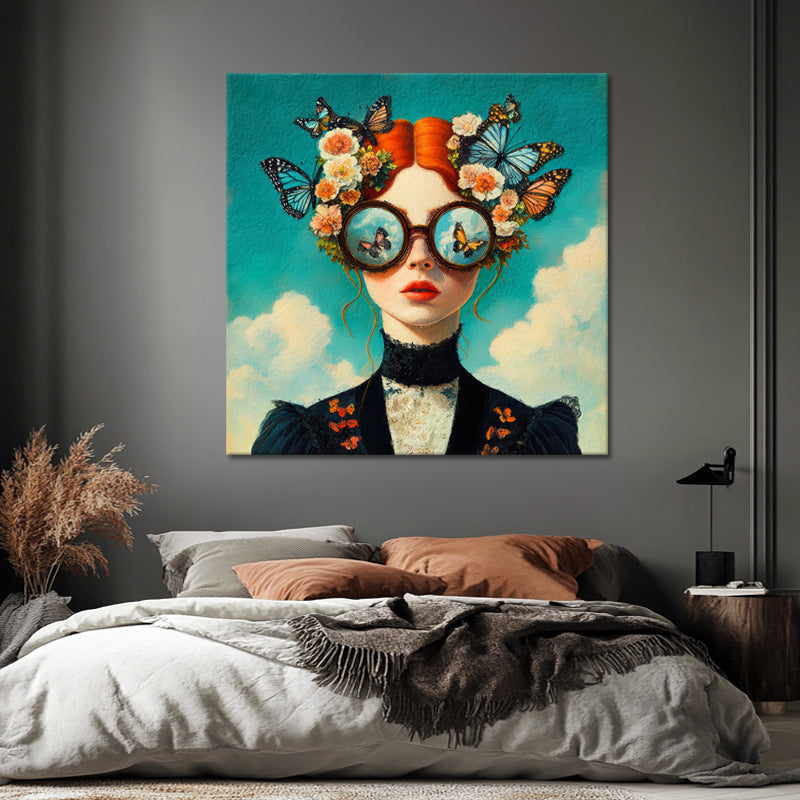 Vrouw met vlinders Art II
