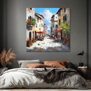 Italiaans dorp kunstwerk
