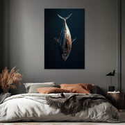 Kunstwerk eines Thunfischs