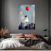Mädchen mit Ballon Gemälde I