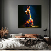 Porträt Spanischer Flamenco